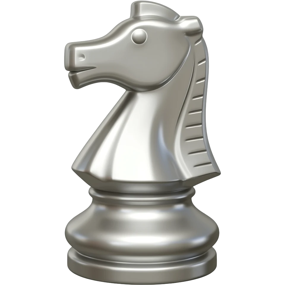 silver pigeon shape pawn emoji