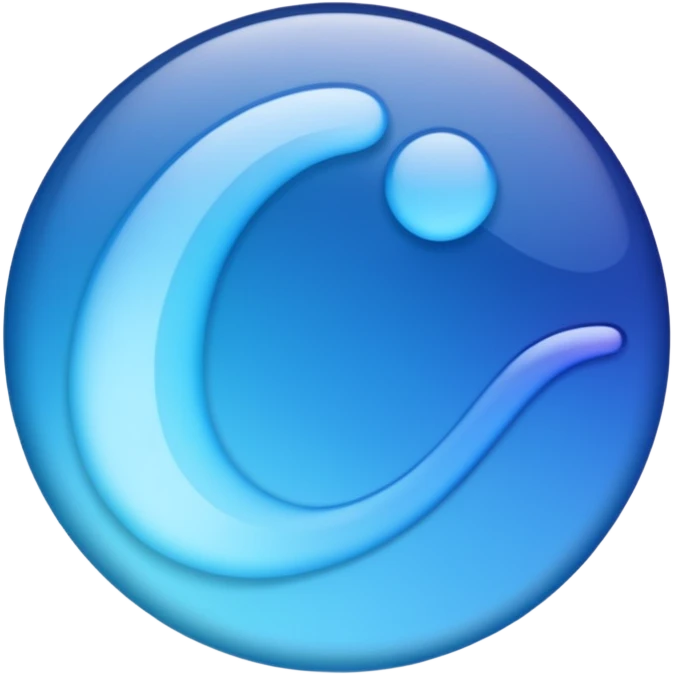 Temperature with blue hues emoji