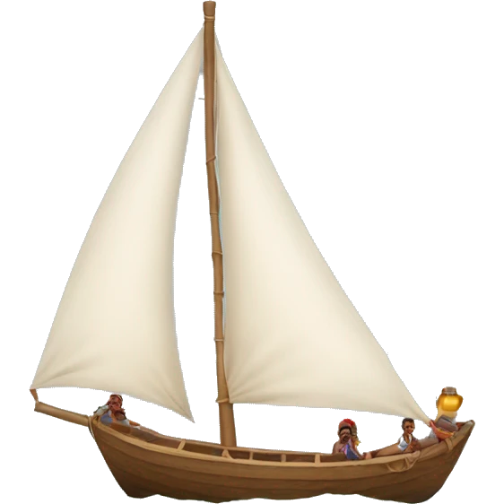 traditional indian sailboat emoji