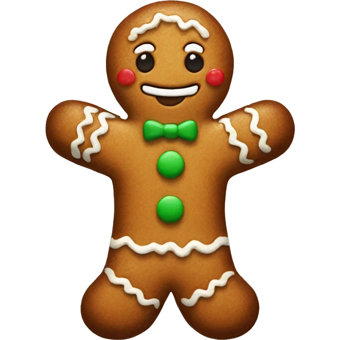Gingerbread man  emoji