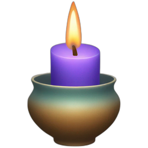 candle in a vessel emoji