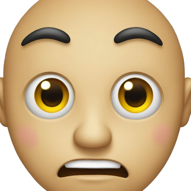 Emoji with one eye close the other open doing the rizz face emoji