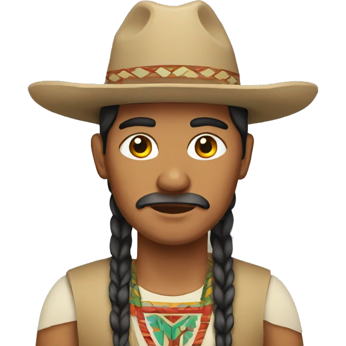 indigenous mexican man emoji