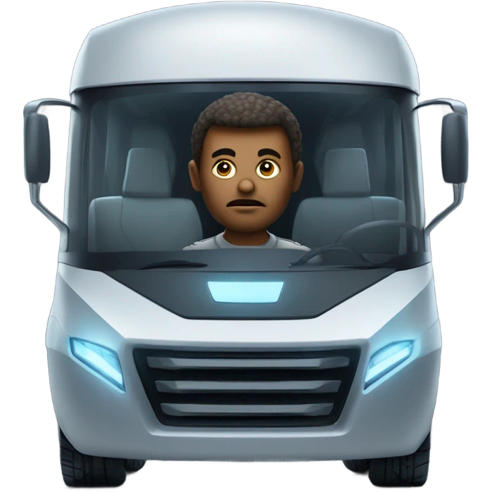 Pawn driving cyber truck  emoji