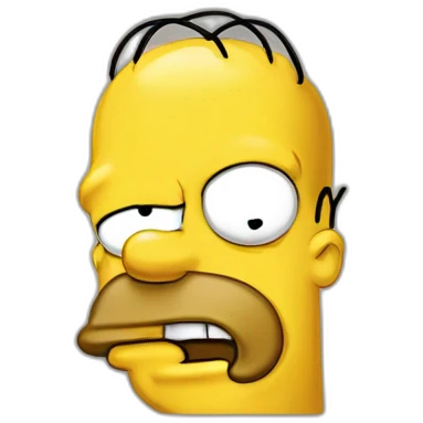HOMER SIMPSON AVEC UN PRéSERVATIF emoji