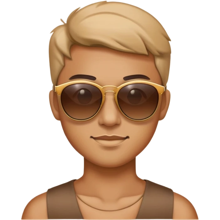 A poop whereing sun glasses  emoji