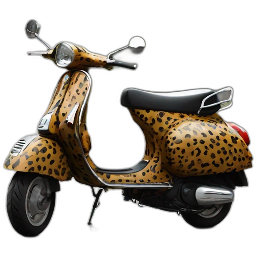 animal print vespa emoji