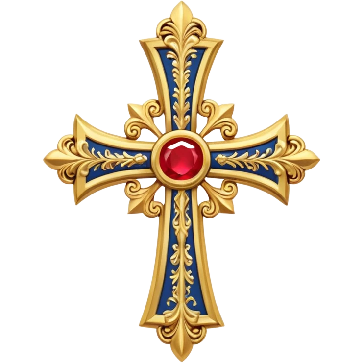 Maronite cross emoji