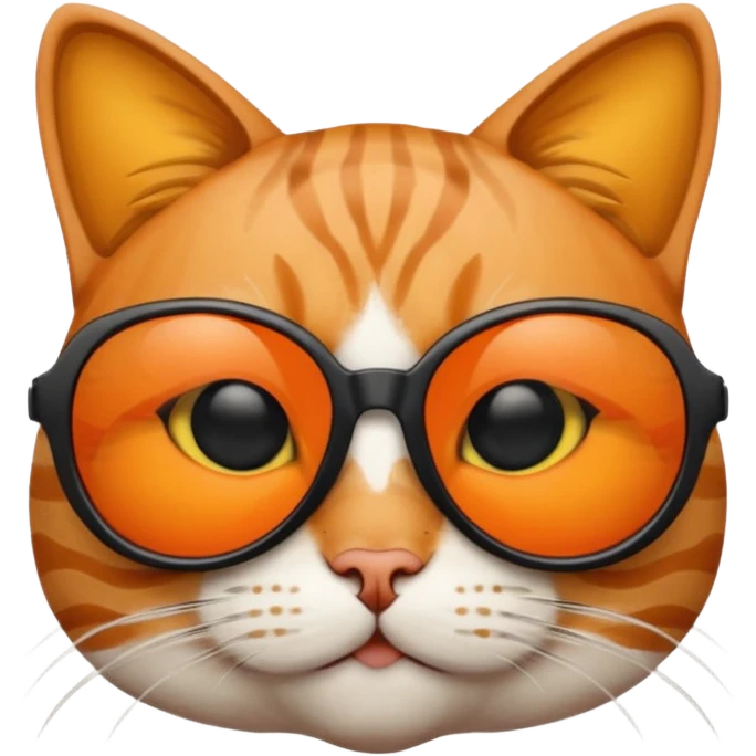 Cat wearing sunglasses emoji