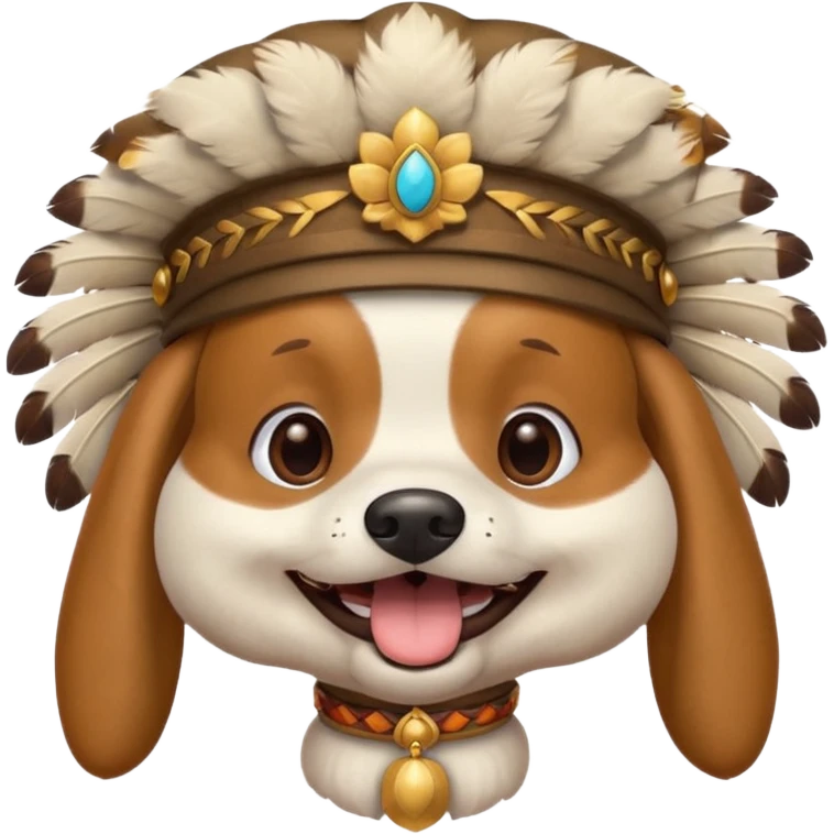 dog with chief hat emoji