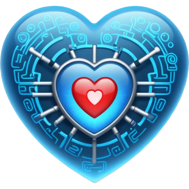 internet security heart emoji