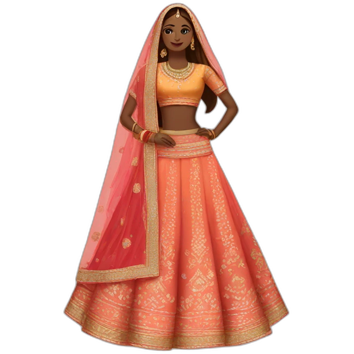 lehenga emoji