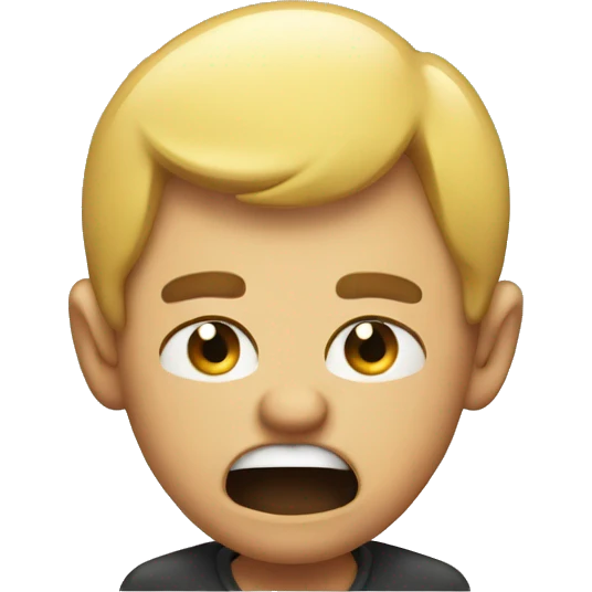 A fart farting  emoji