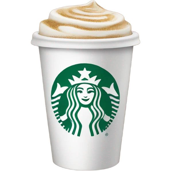 Cup of Starbucks coffee  emoji