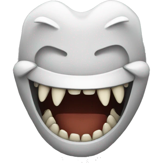 sharp teeth emoji