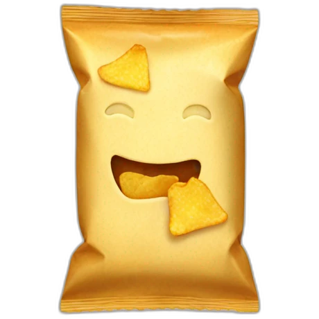Chips bag emoji