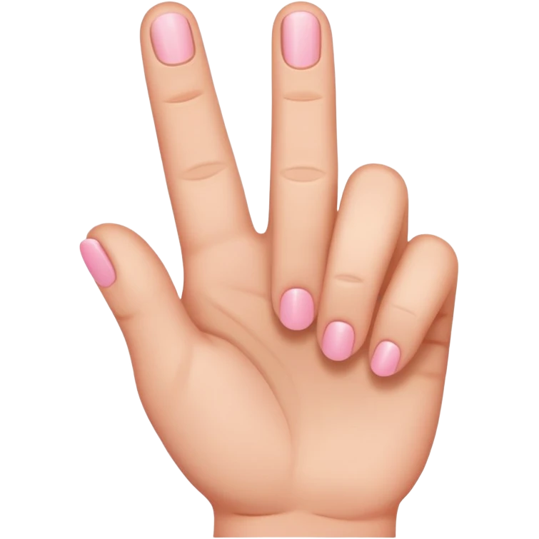 closed hand with pinky up emoji