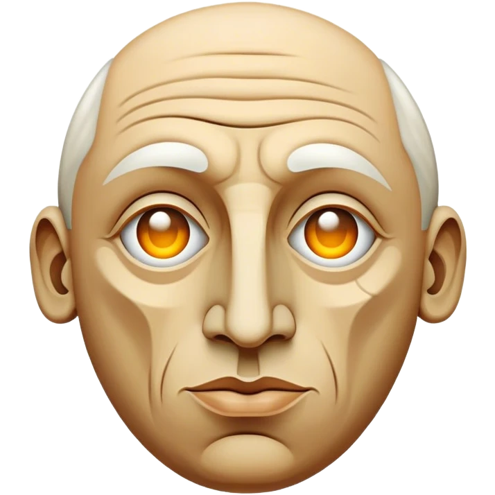 Cinematic Realistic Pablo Picasso Portrait Emoji, depicted as a visionary artist with abstract expressive features and a creative aura, rendered with rich textures and dynamic artistic lighting that captures his revolutionary spirit. emoji