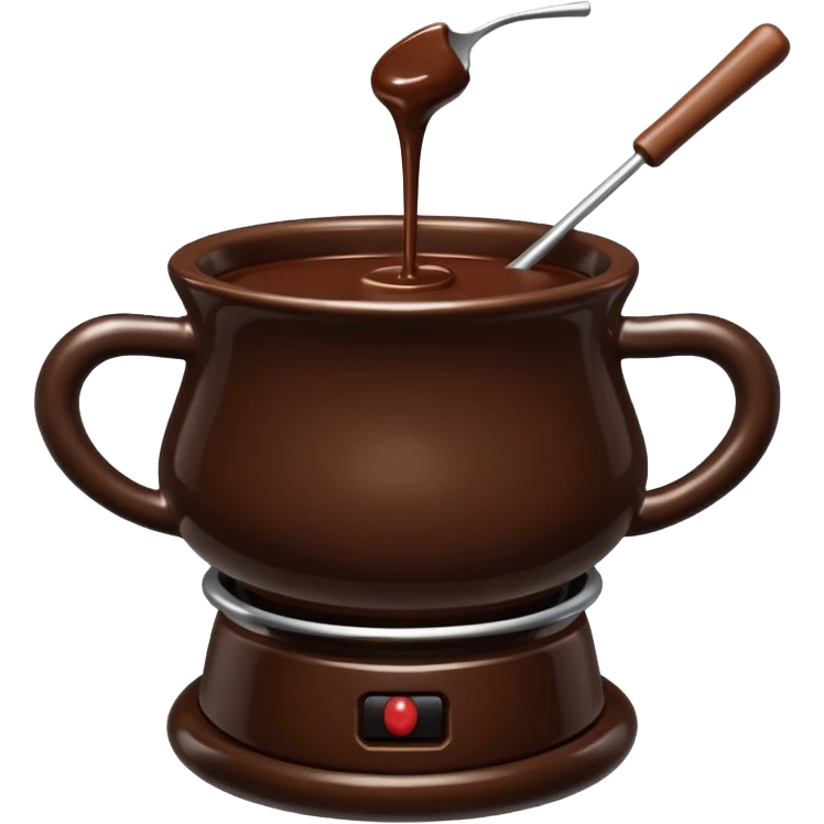 Chocolate fondue emoji