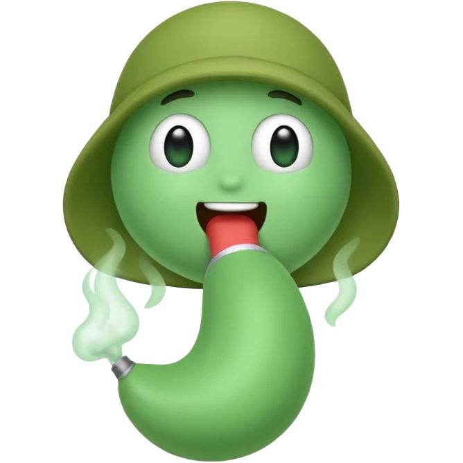 among us farting emoji