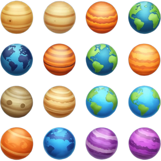 single Planets. emoji