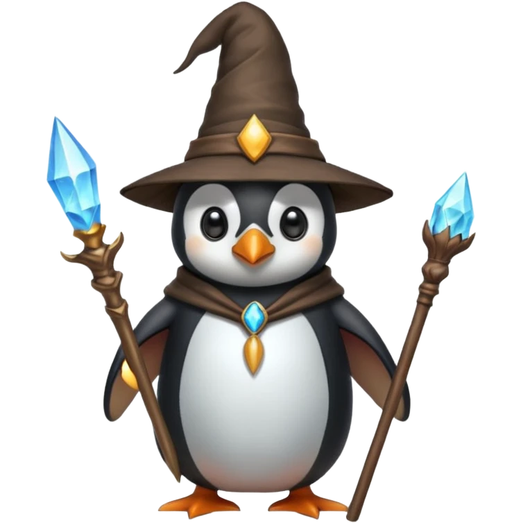 Penguin Wizard emoji