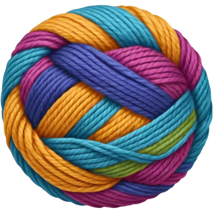 colorfull ball of yarn emoji