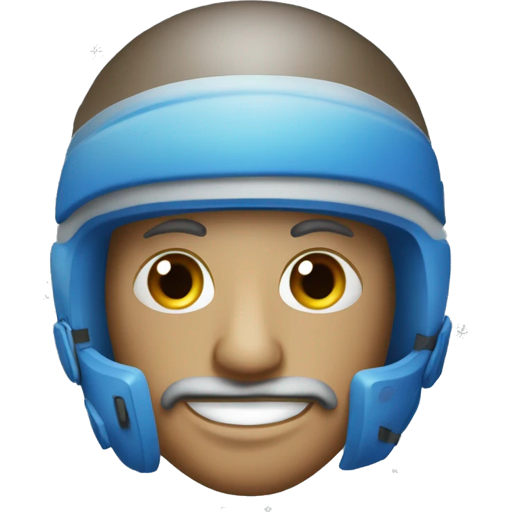 blue winter helmet png images emoji