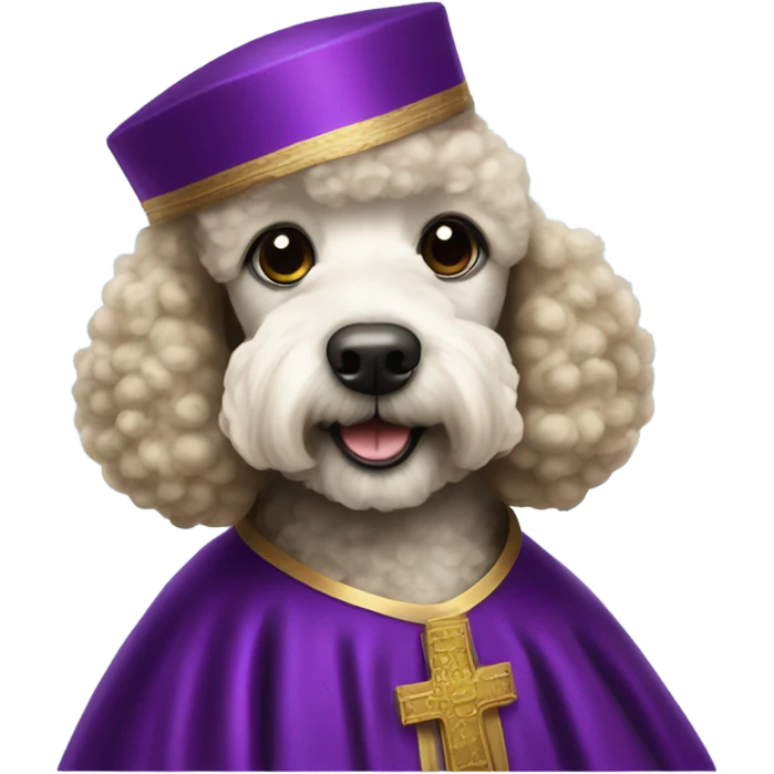 Poodle bishop emoji