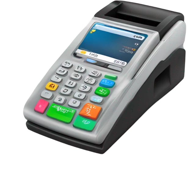 Debit card pos terminal lite emoji