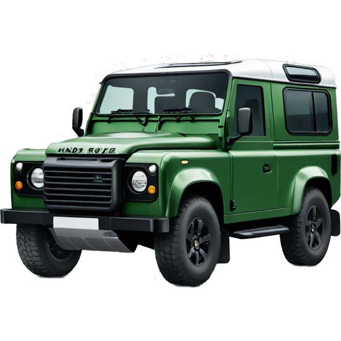 land rover defender green emoji