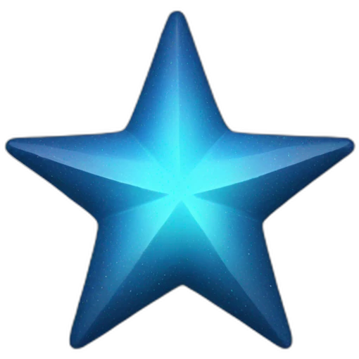Blue star emoji