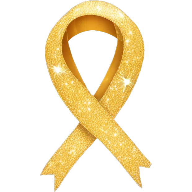sparkly ribbon emoji