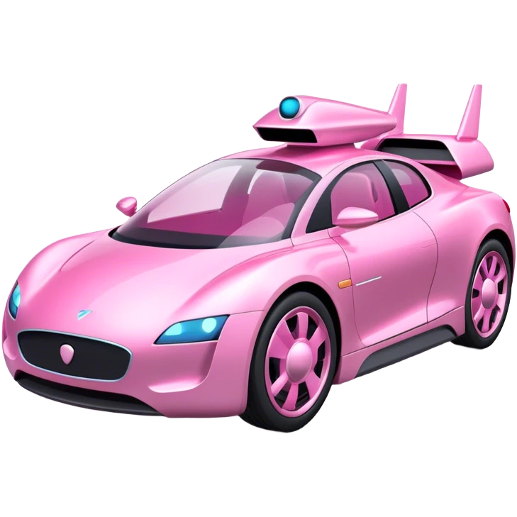pink autopilot car emoji