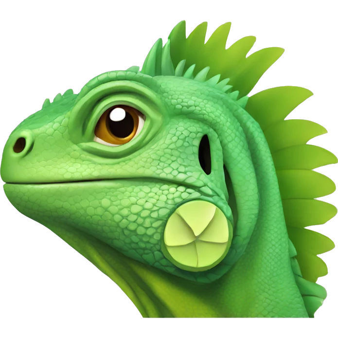 una iguana  emoji