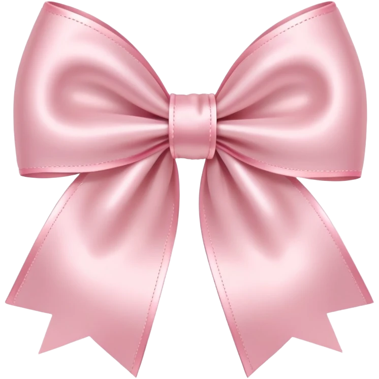Light pink bow  emoji