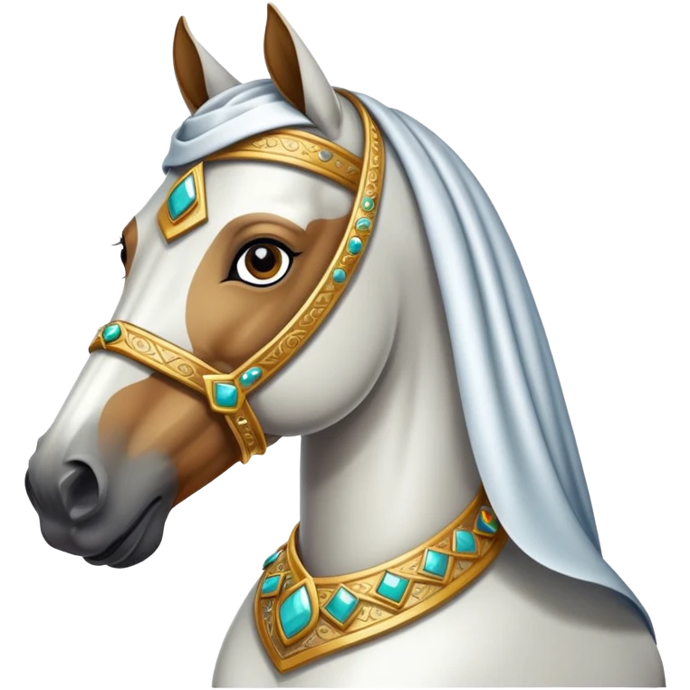 Arabian horse native costume  emoji