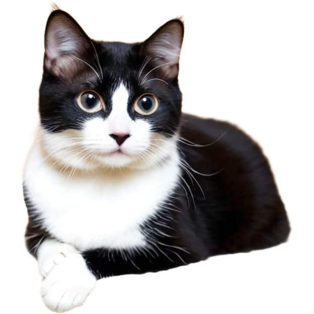 маленький милый котёнок в полный рост emoji