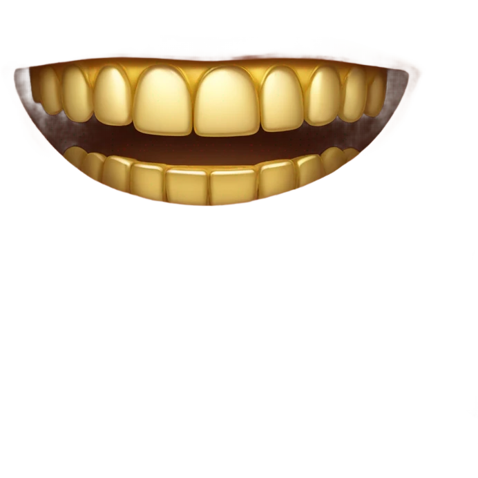 Gold tooth emoji