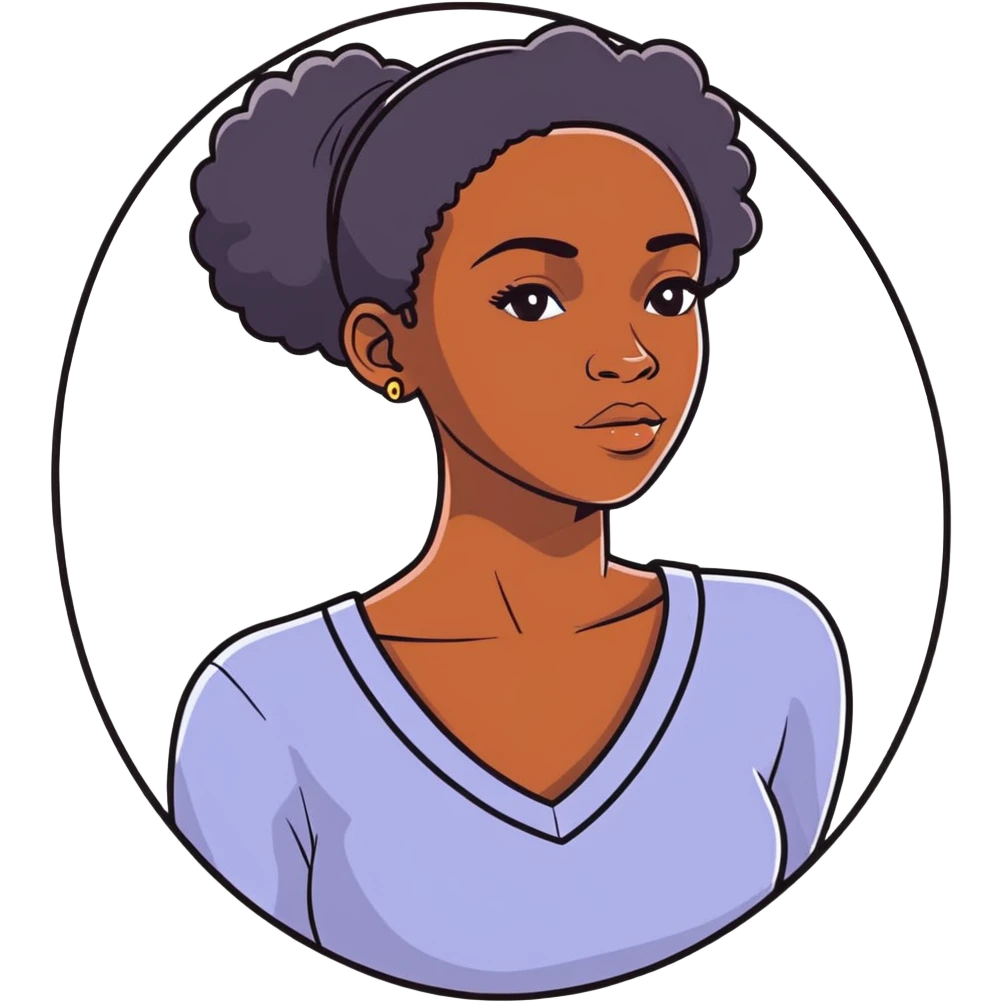 Black woman named Thera emoji