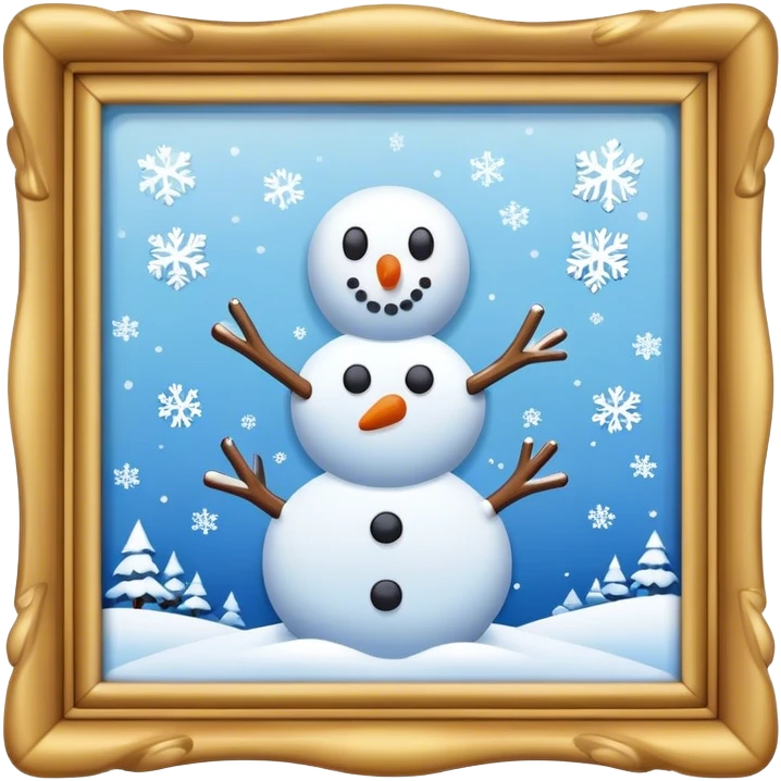 Snow emoji
