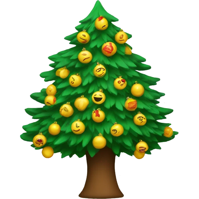 New Year tree emoji