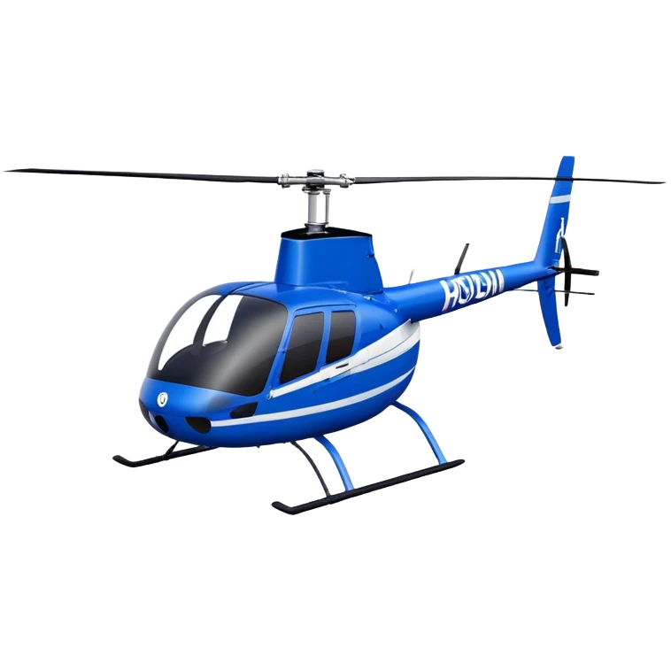 Robinson R44 - Robinson Helicopter Company (Model Year: 2021) (Iconic colour: Blue) emoji
