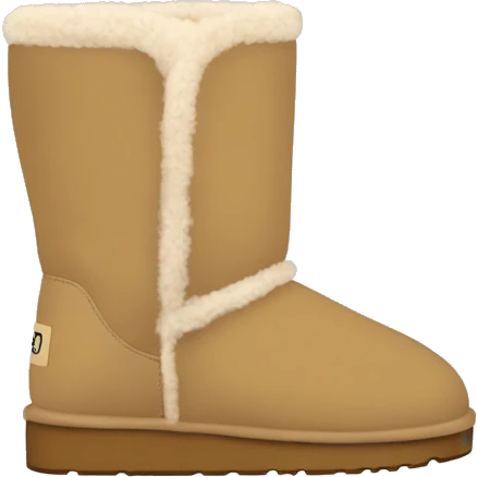 beige uggs emoji