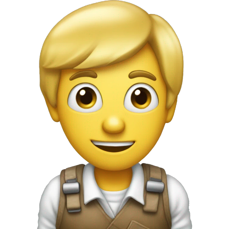 emojiface holding a SIGN " Eurpean Union - partly founded project emoji