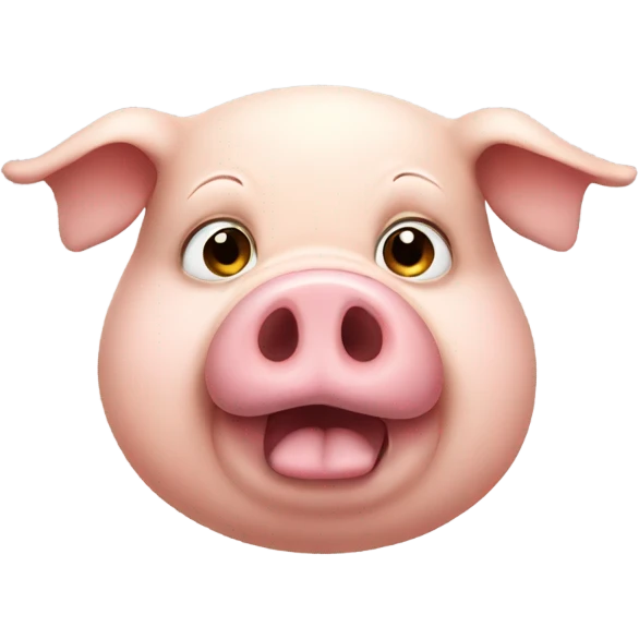 Fat pig emoji