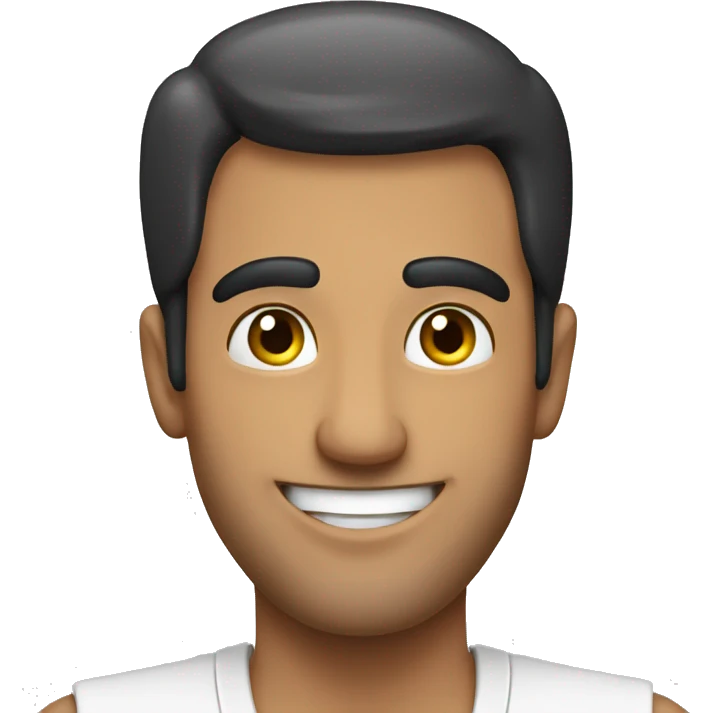 Smling Arabic man showing thumbs up  emoji