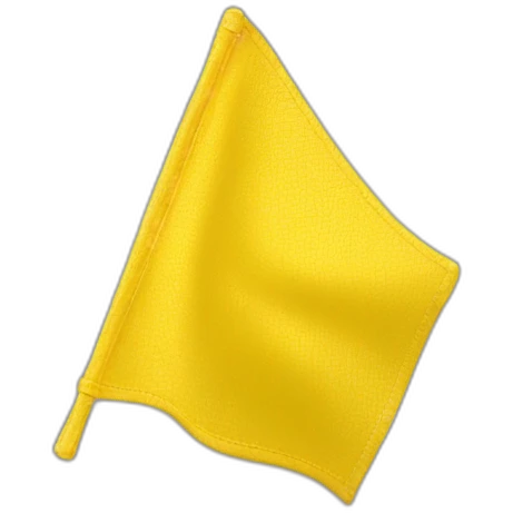 yellow penalty flag emoji