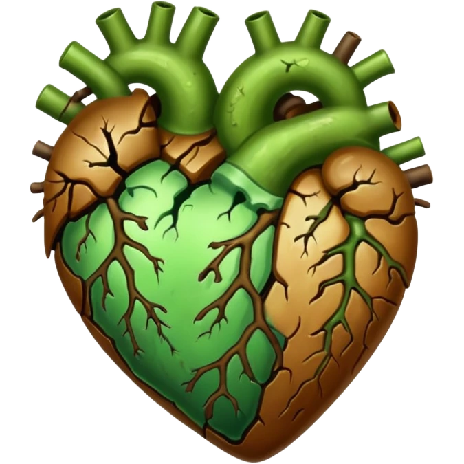 A heart Rotten emoji