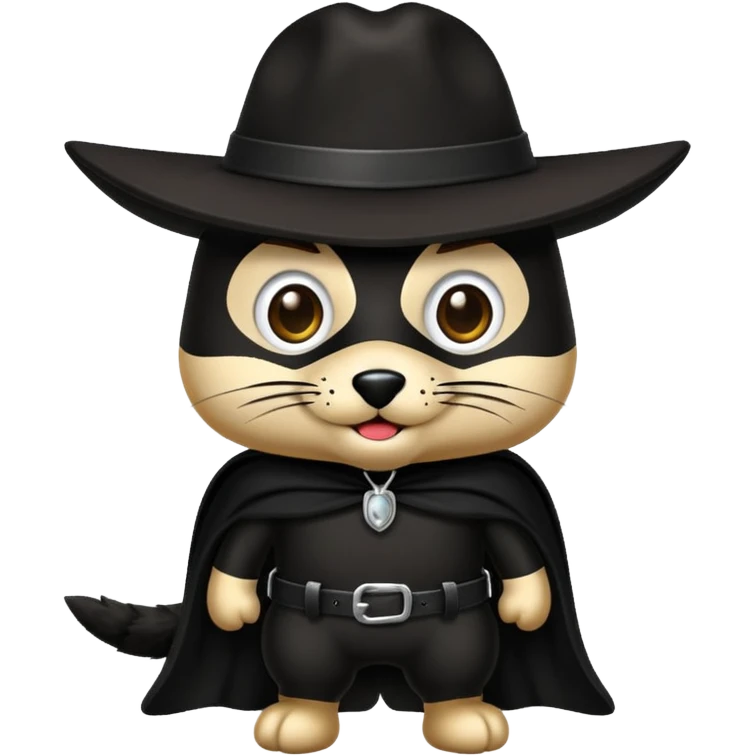 zorro mascota sosteniendo un neumático emoji